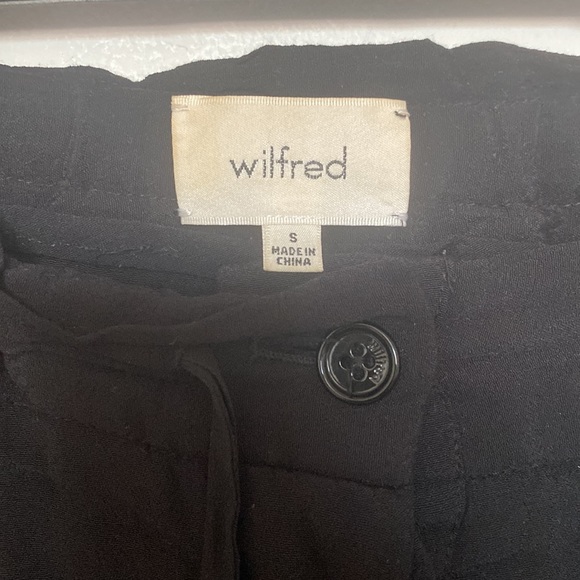 Wilfred Black Cuffed Pants size S - Picture 2 of 6